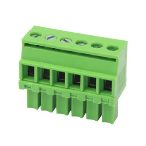 Hot Verkoop 3.81Mm Pitch Pcb Schroef Plug-In/Pluggable Terminal Block Connector 15edgkb-3.81