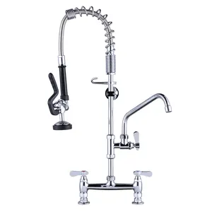 Kaiping Manufacturer Supply Restaurant Prerinse Spray Valve Kitchen Sink Pre Rinse Faucet Commercial