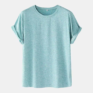 Women's <b>White</b> Short Sleeve T-Shirt With Yellow Painted Design Casual O-Neck Breathable Polyester Cotton Top Spring Summer Wear - Product Image 6
