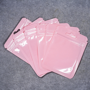 Pochette auto-adhésive transparente imperméable 8*11cm, sac en plastique épaissi résistant à l'usure pour bijoux, cadeaux, pinceaux de maquillage, rangement - Product Image 1
