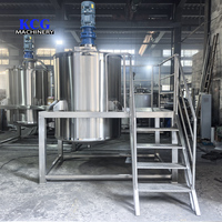 Cuve de mélange homogénéisatrice en acier inoxydable, capacité 500L, garantie 1 an, pour distribution de produits chimiques quotidiens et détergents de lessive