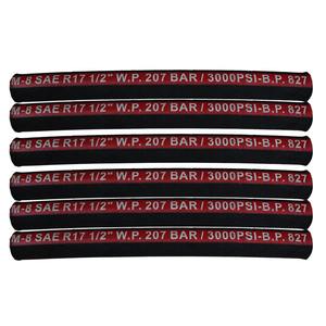 Manguera lisa/fil D'acier <span class=keywords><strong>renforcé</strong></span> <span class=keywords><strong>tuyau</strong></span> en caoutchouc SAE 100 R17 <span class=keywords><strong>tuyau</strong></span> résistant à l'huile hydraulique - Product Image 1