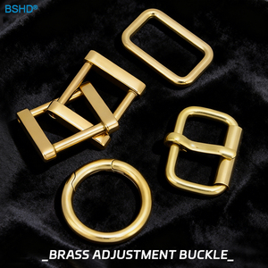 Nhà cung cấp OEM Ý Thương hiệu tùy chỉnh D/O vòng có thể điều chỉnh Pin Clasp khóa xoay mùa xuân Snap Móc Khóa Đinh tán/Dây Giày rắn brass Set - Product Image 3