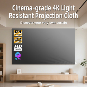 Écran de projecteur de film Topleo 150 120 pouces extérieur Fresnel gris ambiant Anti lumière extérieur 4k grand écran de projecteur - Product Image 2