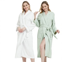 Peignoir d'hôtel cinq étoiles Atour Style, printemps-automne, pour hommes et femmes, en coton modal absorbant et à séchage rapide, personnalisable pour chambre d'hôtes.