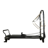 MJD Promotion : Lit de Pilates en aluminium modèle Elite demi-tournebroche, idéal pour l'enseignement prolongé et la formation en salle de sport