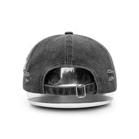 Gorra de Béisbol de 6 Paneles con Bordado 3D Vintage, Estilo Formal y Urbano, 100% Algodón, Cierre a Presión con Hebilla Metálica en la Parte Trasera