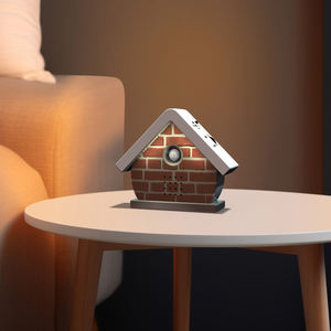 מפעל לייצר ציפור לצרעת תיבת קול מרגיע עם אור חם abs בצורת קן תנועה חיישן טבע - Product Image 6