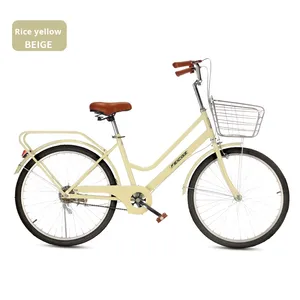 <span class=keywords><strong>Bicicletas</strong></span> de Acero de Alta Calidad y Económicas Newspeed para Mujer, Bicicleta Urbana de Una Velocidad para Adultos, Frenos V de 28 Pulgadas, Capacidad de Carga de 150 kg - Product Image 5