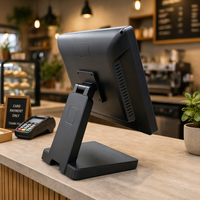 Système POS 15 pouces en gros, Windows, processeurs Intel I7 I5 I3, 8 Go de RAM, 128 Go de SSD, terminal POS tout-en-un pour restaurant