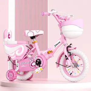 Satış 12 16 18 inç iki koltuk alüminyum jant bisiklet erkek ve kız yetişkin katlanabilir bisiklet çocuk bisikleti yaş için 2-7 yaşında