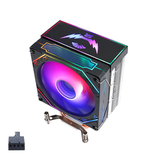 Qiuzsilent sessiz RGB <span class=keywords><strong>CPU</strong></span> HAVA SOĞUTUCU için <span class=keywords><strong>Intel</strong></span> LGA 775-1700 6 bakır ısı boruları 120mm 4Pin PWM <span class=keywords><strong>Fan</strong></span> 160W 2323db evrensel braket - Product Image 5