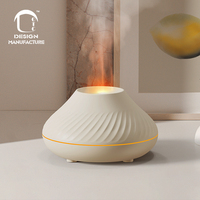 Portable 130ml Mini humidificateur 5V USB Ultrasonic Cool Aroma Diffuser avec 7 couleurs LED Light pour voiture et bureau US Plug