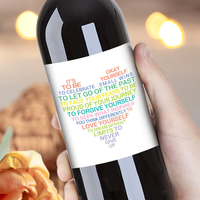 Étiquettes adhésives découpées sur mesure écologiques pour bouteilles de vin - Feuille d'autocollants avec logo personnalisé