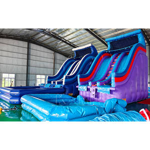 Toboggan aquatique gonflable en PVC pour usage résidentiel et scolaire avec piscine à jets d'eau pour équipement sportif de compétition intérieur/extérieur à domicile - Product Image 5