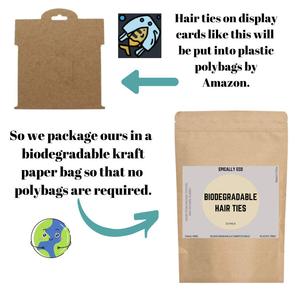 Sinh Thái Thân Thiện Phân Hủy Sinh Học GOTS Hữu Cơ Bông Đàn Hồi <span class=keywords><strong>Headband</strong></span> Cao Su Tự Nhiên Nhựa Miễn Phí Không Chất Thải Tóc Dây Thừng Tóc Quan Hệ - Product Image 3