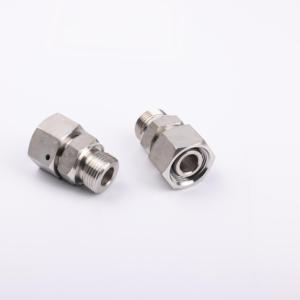 Raccordo Conico Metrico Maschio DIN 2353 <span class=keywords><strong>SS</strong></span> <span class=keywords><strong>24</strong></span> 2MC 2MD in Acciaio Inox, Connettore per Tubi Idraulici, Giunto a Compressione Zincato - Product Image 5