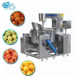Voll automatische industrielle kommerzielle elektrische Induktion Preis Karamell Schokoladen käse Popcorn Herstellung Maschine auf heißem Verkauf