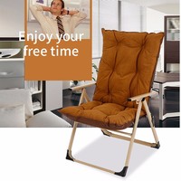 Fauteuil inclinable portable décontracté de petite taille, léger et réglable, pour bureau, avec coussin de siège amovible - Vente en gros