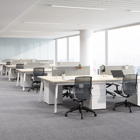 Bureau de poste de travail modulaire pour le personnel 2 4 6 8 Directement du fabricant Mobilier de bureau