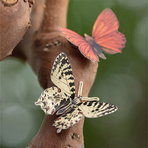 50 autocollants par paquet, série Break Free and Soar, thème vintage papillon, style européen, couches de base pour collages de journal - Product Image 2