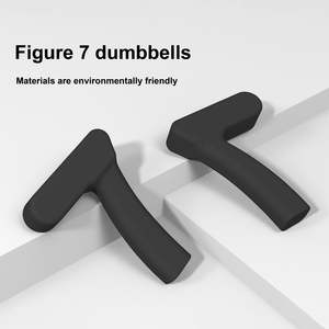 مجموعة أوزان يدوية من السيليكون للملاكمة بتصميم جديد، وزن 2 كجم لتدريب القوة، دمبل وردي للنساء - Product Image 6