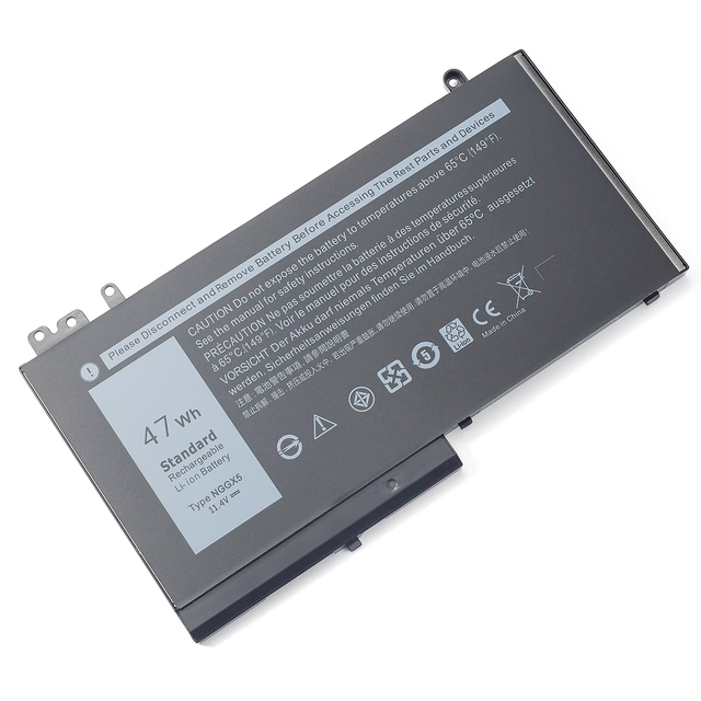 Factory Manufacture 11.4V 47WH Brand New Laptop Battery NGGX5 for DELL Latitude E5270 E5470 E5570