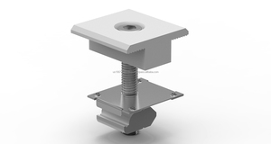 Système de montage de mise à la terre sur le toit en acier pour l'installation de panneaux solaires au sol et de carport avec finition anodisée - Product Image 3