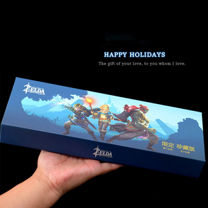 <span class=keywords><strong>Legend</strong></span> <span class=keywords><strong>of</strong></span> <span class=keywords><strong>Zelda</strong></span> Anime Peripheral Master Sword Enhanced 28cm Full Metal Crafts Caja de regalo personalizada Modelo de espada personalizada - Product Image 6