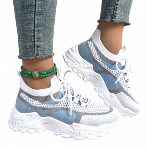 Scarpe da Jogging Casual bianche da corsa leggere da donna - Product Image 1