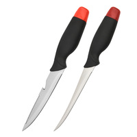 Couteau de boucher et de poisson multi-usage en acier inoxydable à lame tranchante pour l'extérieur, équipement de pêche, vente en gros du fabricant, fabriqué en Chine