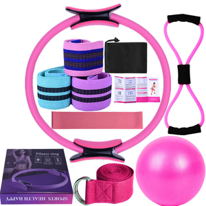 Kit de Ejercicio Físico Portátil de 11 Piezas <span class=keywords><strong>para</strong></span> el Hogar, Nuevo Equipo de <span class=keywords><strong>Yoga</strong></span> y Pilates con Anillo y Bolsa <span class=keywords><strong>para</strong></span> <span class=keywords><strong>Principiantes</strong></span> - Product Image 2