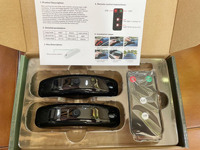 Greenshuo Voiture Laser Brouillard Avertissement Lumière Forte Vert Lumière Décorative Rechargeable Automobile Toit Modification Pilote Lumière Laser