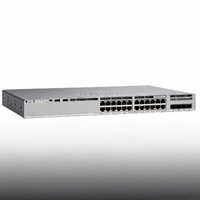 Switch Cisco Catalyst 9300 C9300-24P-E de 24 Puertos Gigabit PoE Plus, Switch de Acceso con Uplinks Modulares, IOS XE