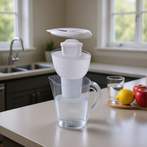 Jarra con Filtro de Agua Brita Marella XL con Cartucho de Repuesto, Capacidad de 2.4L para Purificación de Agua del Grifo - Product Image 3