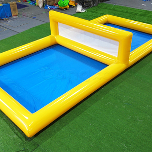 Cancha de <span class=keywords><strong>Voleibol</strong></span> Inflable de Nuevo Diseño, <span class=keywords><strong>Piscina</strong></span> de <span class=keywords><strong>Voleibol</strong></span> Inflable Comercial para Parques Acuáticos - Product Image 3