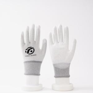 Gants de manutention polyvalents en polyester gris avec paume enduite de PU, coque renforcée, excellente adhérence - Product Image 4