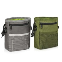 Sac à dos pour animaux de compagnie avec logo personnalisé, sac de transport pour animaux, sac à dos pour chien, accessoires pour animaux, ceinture de taille réglable, sac de rangement pour l'entraînement