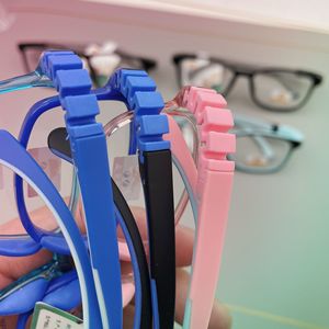 Hỗn hợp thiết kế kính cảnh tượng khung chất lượng mềm Bộ nhớ kim loại quang học đa màu TR90 Silicone <span class=keywords><strong>tr</strong></span>ẻ em Kính mắt <span class=keywords><strong>Frames</strong></span> - Product Image 2