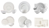 Service de vaisselle en céramique chaud avec ensemble de table en céramique bon marché ensemble de table en céramique blanche porcelaine