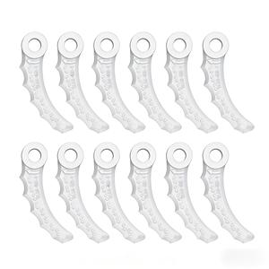 Lot de 12 lames de rechange en plastique pour tondeuse robotisée 198426-9 184L DUR187U DUR189 DUR190L DUR190U DUR191L DUR191U DUR364L - Product Image 1