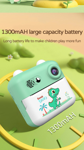 New A22C Travel Digital Toys Thermal Video <strong>Kids</strong> Black and White <strong>Photo</strong> Print with Memory Card <strong>Paper</strong> Rolls Instant Print <strong>Camera</strong> - Product Image 5
