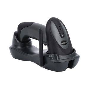 ماسح باركود لاسلكي محمول باليد بسعة عالية ثنائية الأبعاد مع قاعدة شحن USB واجهة قارئ الرمز الشريطي - Product Image 3