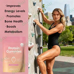 OLLI Integratore Alimentare Naturale con Amminoacidi Essenziali per Adulti, Gommose Proteiche per Muscoli, Immunità ed Energia, Certificato HALAL ISO KOSHER - Product Image 3