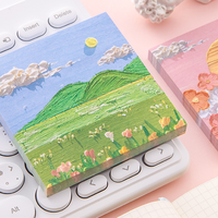 Bloc de Notas Adhesivas Personalizadas con Lista de Tareas, Bonitas Notas Autoadhesivas con Diseño Floral, Papelería, Bloc de Notas de Anime