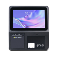Terminal POS Android de Escritorio de 11.6 Pulgadas, Pantalla Táctil de 10 Puntos, Sistema AIO, Caja Registradora, Escáner de Código de Barras NFC, Impresora, 4GB+32GB