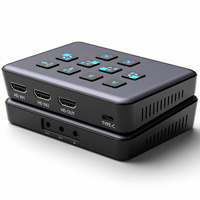 Tarjeta de Captura de Video USB 3.0 1080P, Transmisión en Vivo OBS, Grabación de Juegos, 2* Tarjetas de Captura de Video, Conversor de Full HD a USB, Mezclador de Transmisión