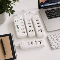 Prise intelligente personnalisée par les fabricants chinois, spéciale Brésil, avec 3/4/5/6 positions et 3 ports USB