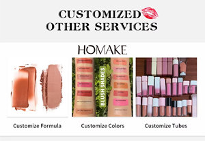 Biểu tượng tùy chỉnh màu Hồng ống vuông ánh sáng lung linh môi dầu khoáng chất lỏng môi trang điểm nhãn hiệu riêng không thấm nước son bóng - Product Image 3