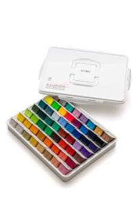 Ensemble de peinture <span class=keywords><strong>gouache</strong></span> Miya <span class=keywords><strong>Himi</strong></span>, <span class=keywords><strong>Himi</strong></span> Miya <span class=keywords><strong>Gouache</strong></span> 56 peintures <span class=keywords><strong>gouache</strong></span>, blanc - Product Image 3